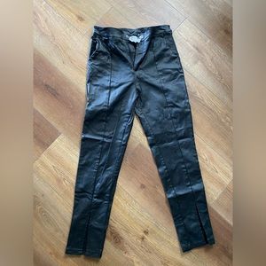 Metallic Black Stretch Jean/Pant